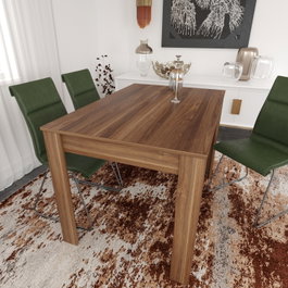 Hanah Home Mesa de Comedor Single 120 - Nogal